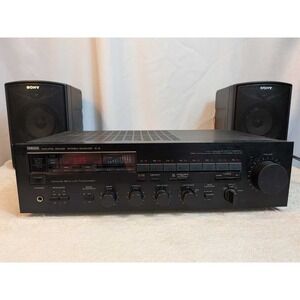 Yamaha Natural Sound Stereo Receiver R-5 Black Computer Servo Lock Tuning System